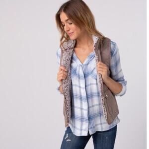 Thread & Supply Park City Reversible Vest Gray